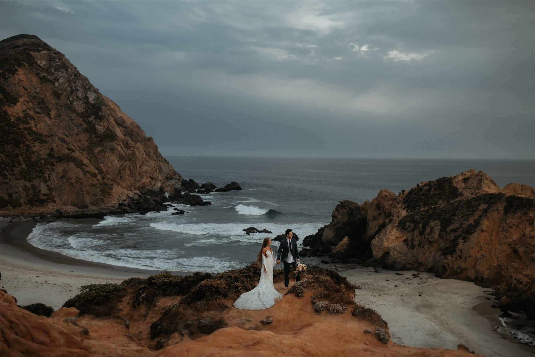 big sur elopement at pfeiffer beach