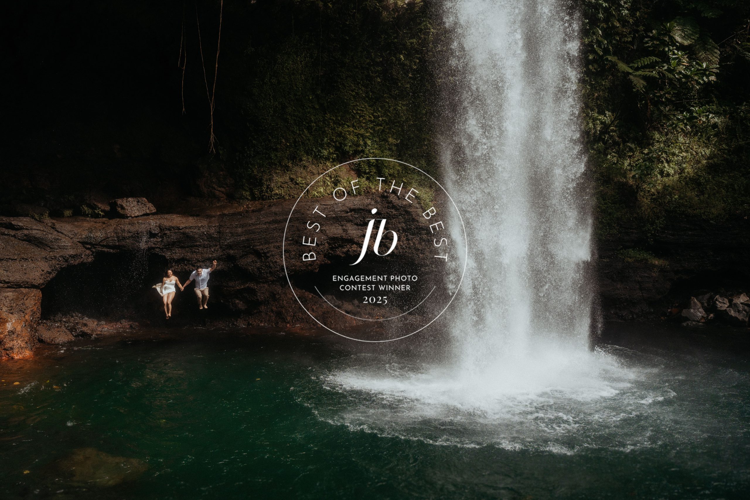 Winning photo of Junebug's 2025 Best of Engagement Photos