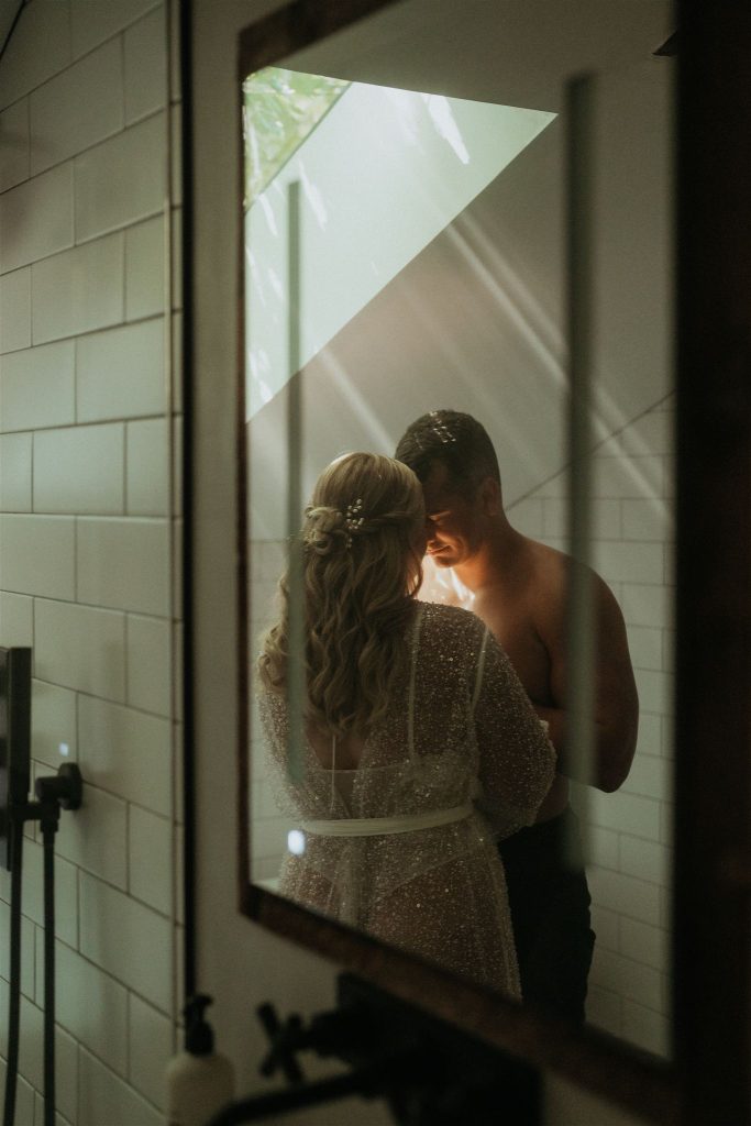 intentional wedding experience: intimate moments together