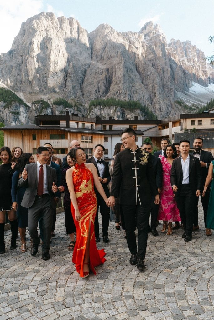 intentional wedding experience: include your traditional outfits and culture