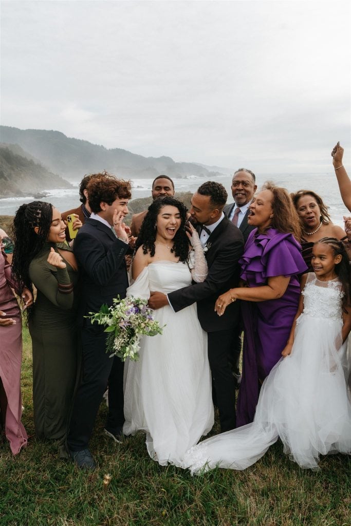 Intentional wedding tips: buffer time for family to share joy with you