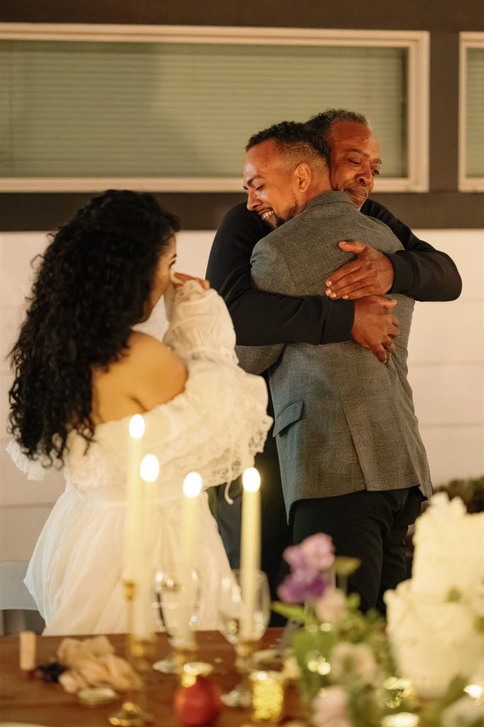 Intentional wedding tips: time to hug your loved ones