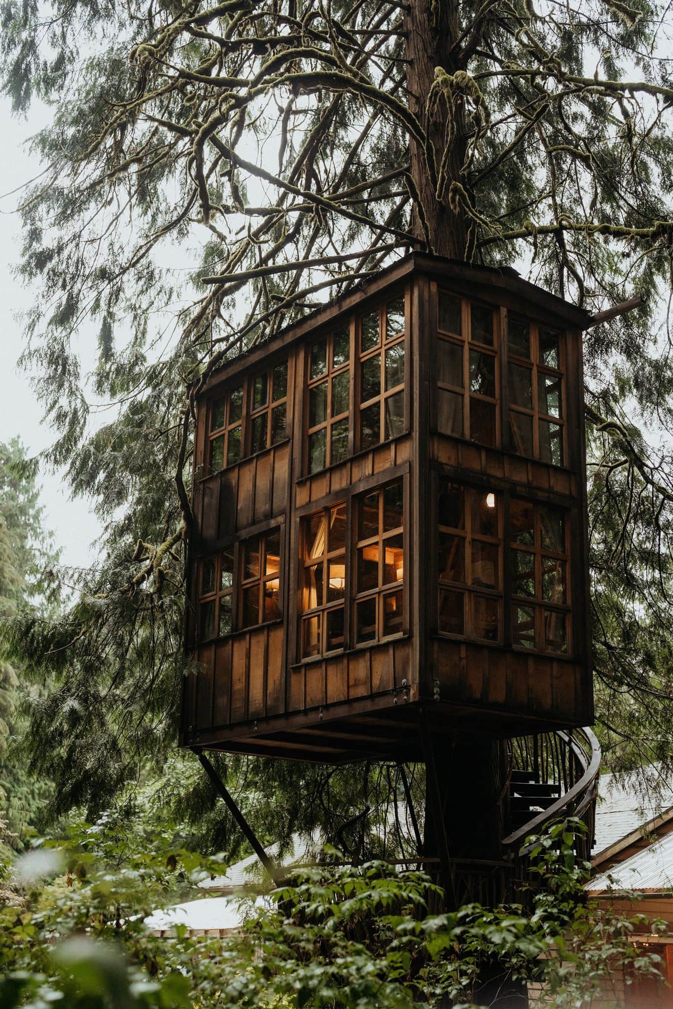 Treehouse Point, a micro wedding venue in Washington State.