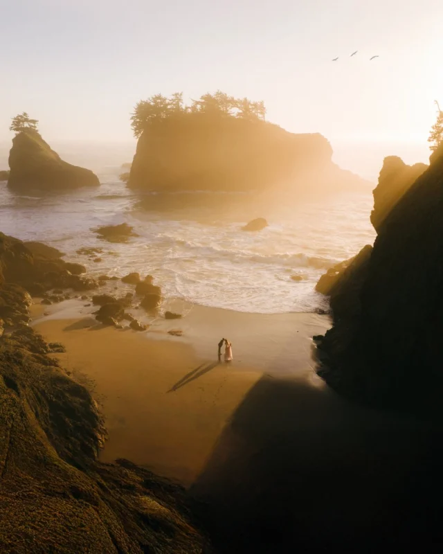 I’m not going to lie. This year, I struggled creatively more than ever before 

I love creativity
I love observing people and sprinkle their joy into each photograph
I love being conceptual, playing  with light, pushing the limits of what people think wedding photography should be 

But somewhere along the way, I think I scrolled a little too much.
Social media tends to do that. 

It’s where I found my community, my people…Many of whom I’ve never met (yet)...we all live in different time zones…yet somehow, we all speak the same language of joy, art, small business grit, and that is how we lift each other up

But social media is also where the world feels like it’s constantly screaming at you
And for me, as a wedding photographer, I felt like I needed to do more…more flash, more editorial, more high end, more, more and more

8 years into photographing weddings yet somehow, the comparison game doesn’t seem to end now does it?

And then I received an email from M and A: “We love the moody photos and the lantern photos…The more artistic the better”

The night before their wedding, I sat alone in my hotel room going over all the emails we had and all the notes I prepared

The one thing I never prepare in advance is what photos I’ll take 

The thing about creativity in weddings is that you can’t pre-plan everything
You have to create space 
You have to leave room for moments to breathe

In that moment, I felt this jolt of energy, almost like a permission to be free, to create, to fail, to go in without really knowing exactly what will happen next, and most importantly, to experience it all. 

I think that’s the true joy of photography
And if we zoom out even further…it’s the true joy of weddings and elopements, too

So I brought the lanterns
They brought their glow-in-the-dark hair and tattoos
And the Oregon coast brought some unexpected sunshine on a late October day.

Thank you M and A for this freedom to create and congratulations again on your beautiful marriage

Digitals on @sonyalpha and edited with @hdpresets 
Films developed and scanned by @gelatinlabs