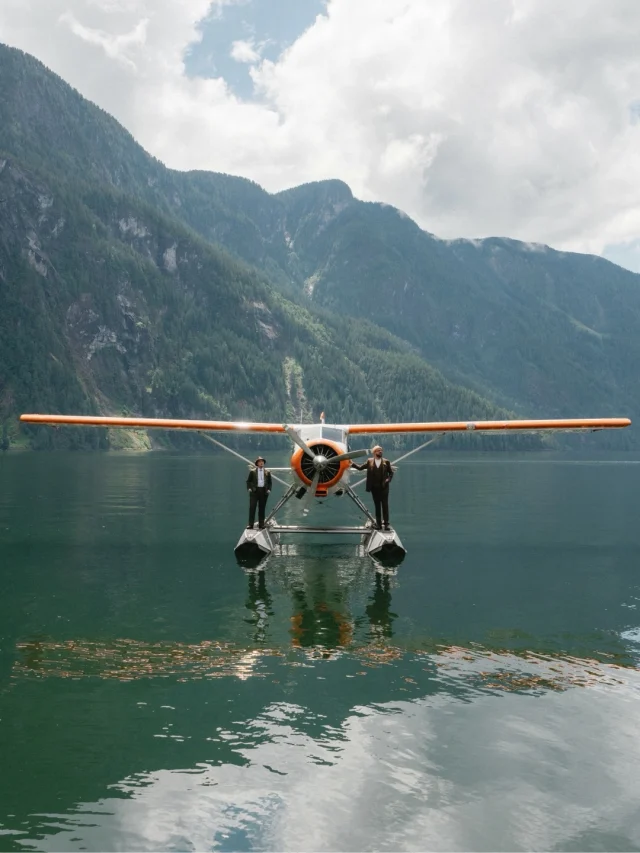 It was my first time on a seaplane.
It wasn’t for A & D.

In fact, the reason we ended up at this hidden corner of the Sunshine Coast, British Columbia, was because their first seaplane adventure never happened.

Bad weather canceled that trip for them so A joked, “You owe me a seaplane adventure.”

In the world of Google and AI, they opened a paper map.
That’s how they found this place.

I think that’s what I adore most about these two.

They’re curious.
About the world.
About each other.
About who they’re becoming.

Years before this day, we crossed paths in the wilderness while photographing different couples. (A is also an incredible elopement photographer himself)

That was when he told me“When I get married, you’ll be my photographer.”

Their wedding was supposed to happen in 2025.
Life asked them to wait.

Funny how a postponed wedding, a canceled seaplane, and an old paper map all pointed us to the same place.

I guess some promises don’t need the shortest route.
Just the right one.

As much as I love the seaplane, the waterfall, and every adventure we shared that day, my favorite photographs happened quietly
I love the moments of A & D sitting together, reading the letters they wrote for one another
I love the portrait of A and his scar

Some love stories are written in letters.
Others are written in scars.
Both deserve to be held gently.

A mix of digitals, 35mm & medium format @kodak film from one unforgettable day on the Sunshine Coast, BC

Photography @henrysdiary
Venue / Florals / Food: @wcwlodge
Suit: @sewgenerouslybespoke 
Rings: @tiffanyandco 
Boots: @thursdayboots 

#seaplaneadventures #adventureelopement #filmweddingphotographer #pnwelopementphotographer