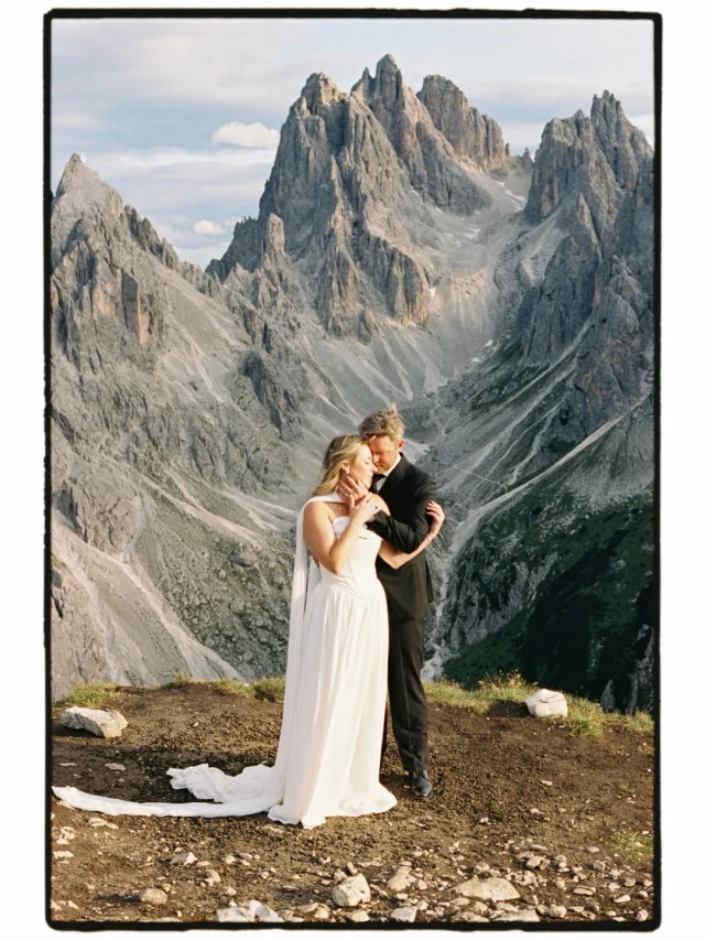 2 days in Italy. 1 in Greece. And somehow, 6 years in the making.

This was my first time photographing a wedding experience across two countries, and I have these two to thank for trusting me enough to dream this up with them.

But my story with Christina actually started six years ago, when I met her at the very last wedding photography workshop I ever taught.

And if you want to know what a warm sunset feels like as a person, it’s Christina.

I remember those nights after the workshop was over, when the presentations ended and we all sat around pouring our guts out about photography, life, and why we cared so much about documenting love.

Christina was always the person who listened, who made people feel seen, who somehow found something beautiful in everyone around her.

Six years later, I got to witness that same warmth between her and Tyler.

I felt it while we planned this together. I felt it through two days in Italy and another in Greece. And I felt it in the kind of trust that eventually makes you forget you’re supposed to be making photographs at all.

I’ve been thinking a lot lately about the freedom of having nothing left to prove.

I know I would still make photographs. Maybe I’d just make them because I wanted to see what could exist, instead of wondering who would notice.

I think these photographs came from somewhere close to that.

Because art can only go as far as the trust we’re given.
And these two gave me so much of it.

Three days of photographing them, and even more days together in between, made saying goodbye harder than I expected.

Christina and Tyler, thank you for trusting me with all of this. For letting me dream alongside you, create freely, and most of all, for letting me witness a love that feels every bit as warm as the two of you.

So for now, here are a few pieces of Italy, with a tiny glimpse of Greece on the second slide.

Greece deserves a story of its own. 🤍 So stay tuned :)
For now, enjoy these digitals and films @sonyalpha @kodak 
——
Destination wedding photographer, Dolomites Elopement, Italy Elopement